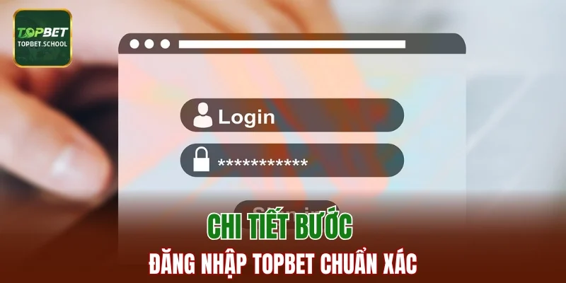 Chi tiết bước đăng nhập TOPBET chuẩn xác