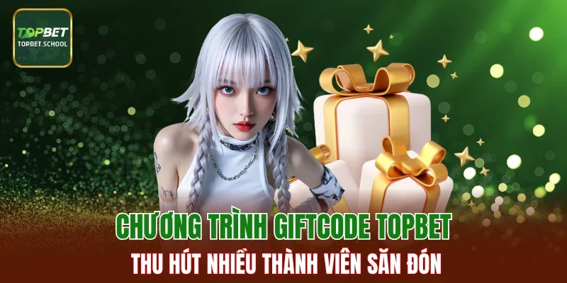 Chương trình giftcode TOPBET thu hút nhiều thành viên săn đón