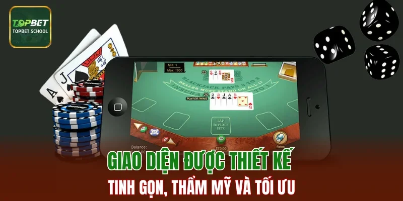 Giao diện được thiết kế tinh gọn, thẩm mỹ và tối ưu