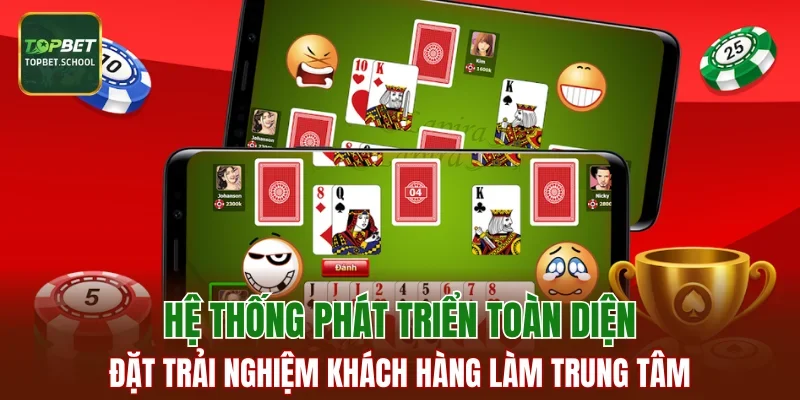 Hệ thống phát triển toàn diện, đặt trải nghiệm khách hàng làm trung tâm