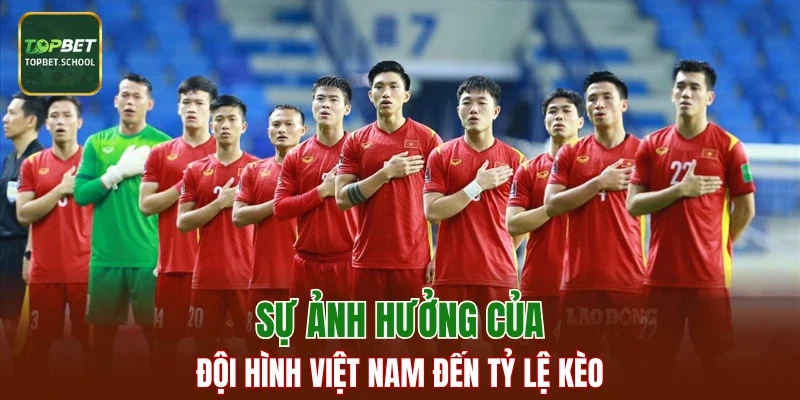Sự ảnh hưởng của đội hình Việt Nam đến tỷ lệ kèo