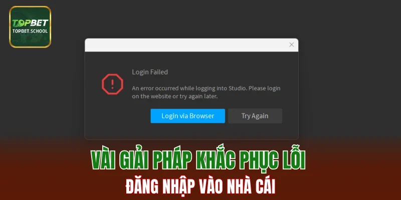 Vài giải pháp khắc phục lỗi đăng nhập vào nhà cái